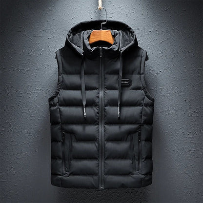 FlexWarm Heren Bodywarmer Capuchon – Stijlvol en Warm Herfst en Winter