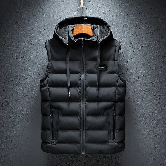 FlexWarm Heren Bodywarmer Capuchon – Stijlvol en Warm Herfst en Winter