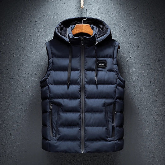 FlexWarm Heren Bodywarmer Capuchon – Stijlvol en Warm Herfst en Winter
