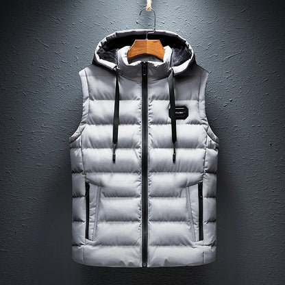 FlexWarm Heren Bodywarmer Capuchon – Stijlvol en Warm Herfst en Winter