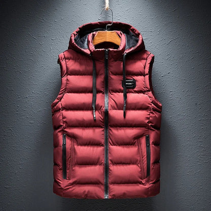 FlexWarm Heren Bodywarmer Capuchon – Stijlvol en Warm Herfst en Winter