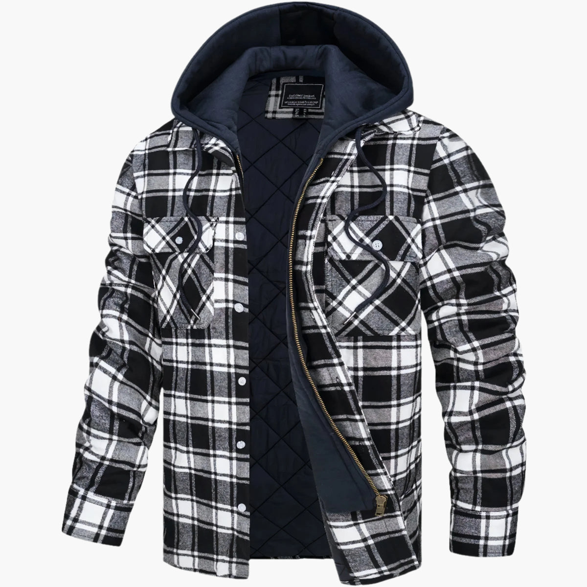 Herenjack Fleece Winterjack met Capuchon – Trendy en Comfortabel voor Herfst en Winter