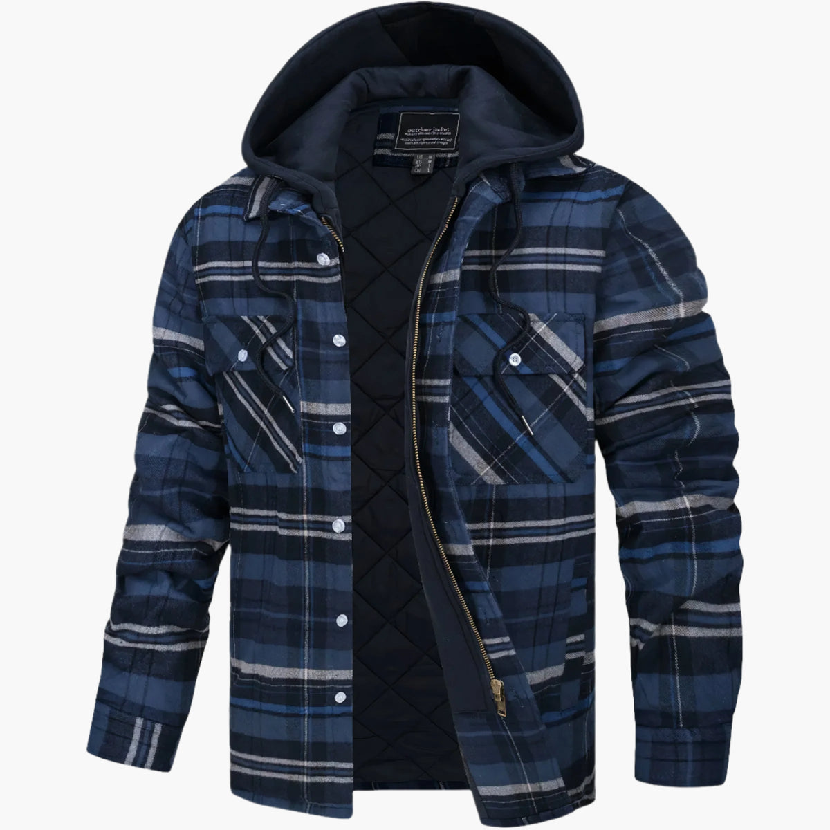 Herenjack Fleece Winterjack met Capuchon – Trendy en Comfortabel voor Herfst en Winter