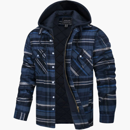 Herenjack Fleece Winterjack met Capuchon – Trendy en Comfortabel voor Herfst en Winter