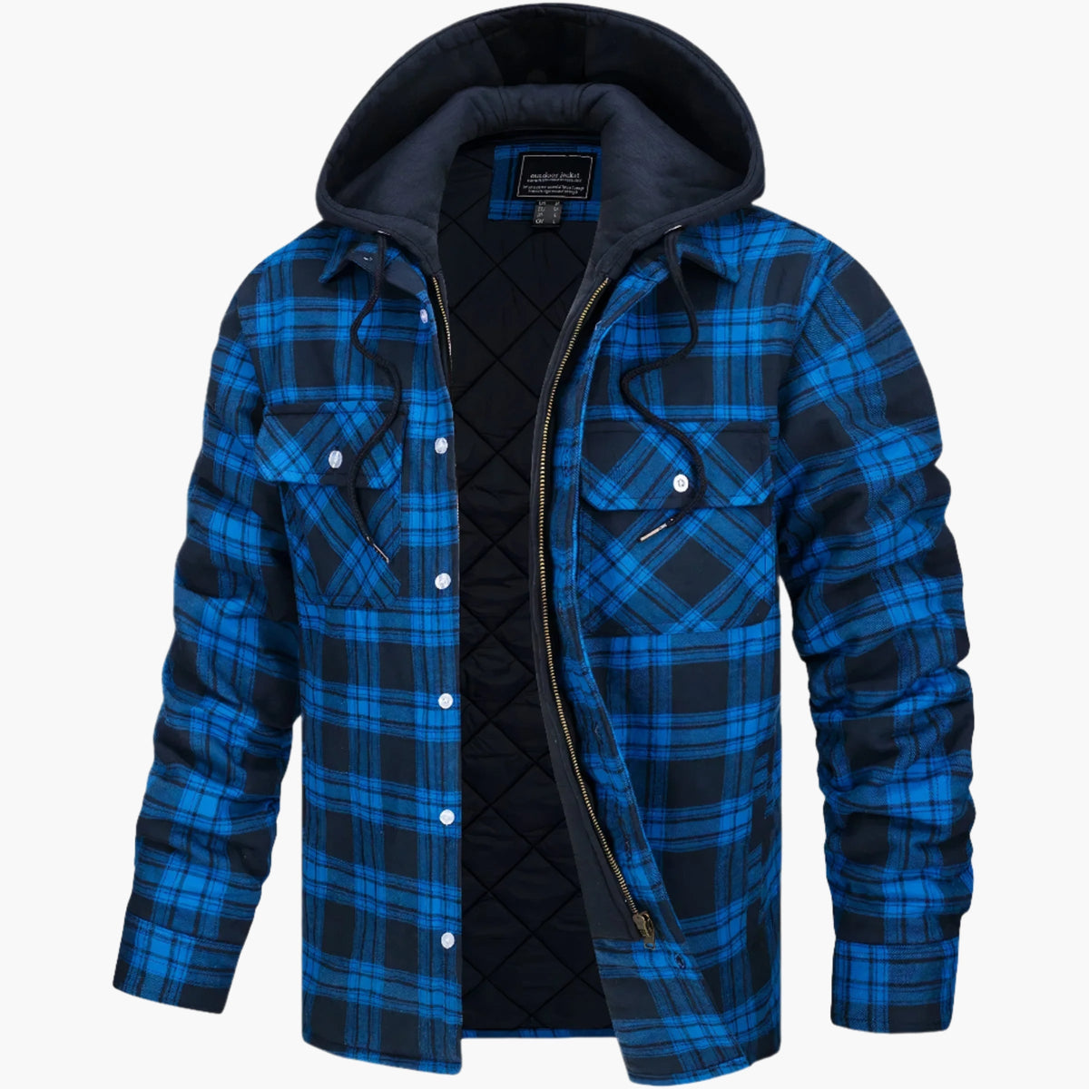 Herenjack Fleece Winterjack met Capuchon – Trendy en Comfortabel voor Herfst en Winter