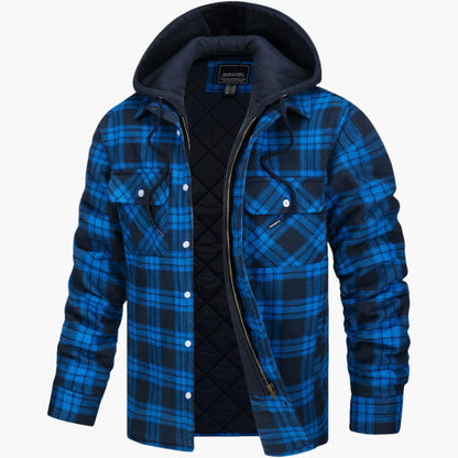 Herenjack Fleece Winterjack met Capuchon – Trendy en Comfortabel voor Herfst en Winter