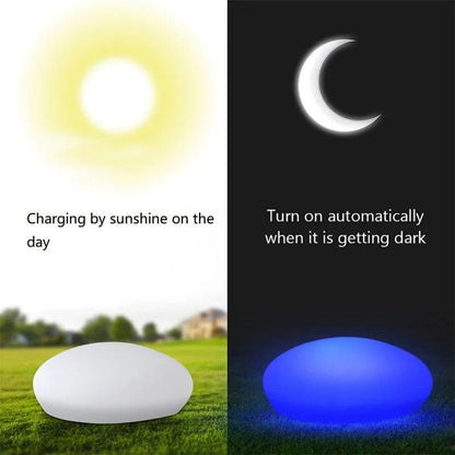 SteenGloed Draadloze LED Tuinlamp in Steenlook met 16 Kleuren
