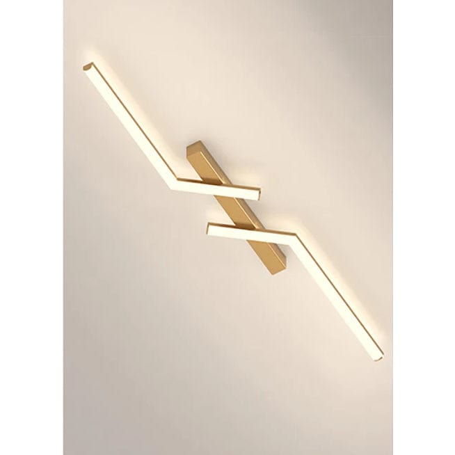 Dimbare LED Plafondlamp – Zwart Gouden Verlichting met Afstandsbediening