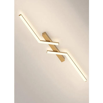 Dimbare LED Plafondlamp – Zwart Gouden Verlichting met Afstandsbediening