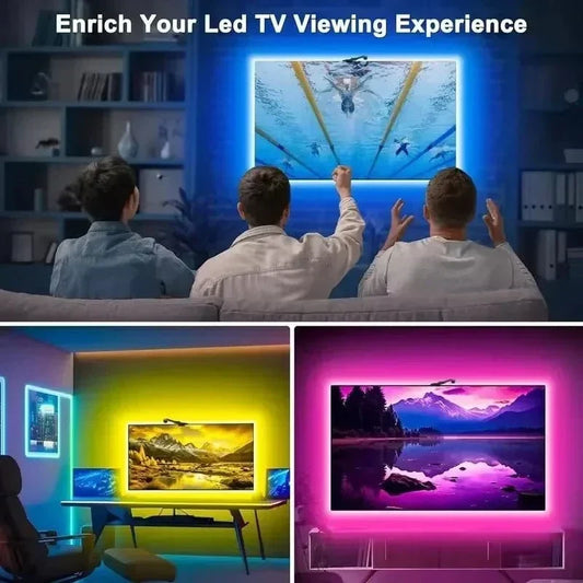 RGBIC LED Strip voor TV – Synchronisatie met Scherm en Muziek