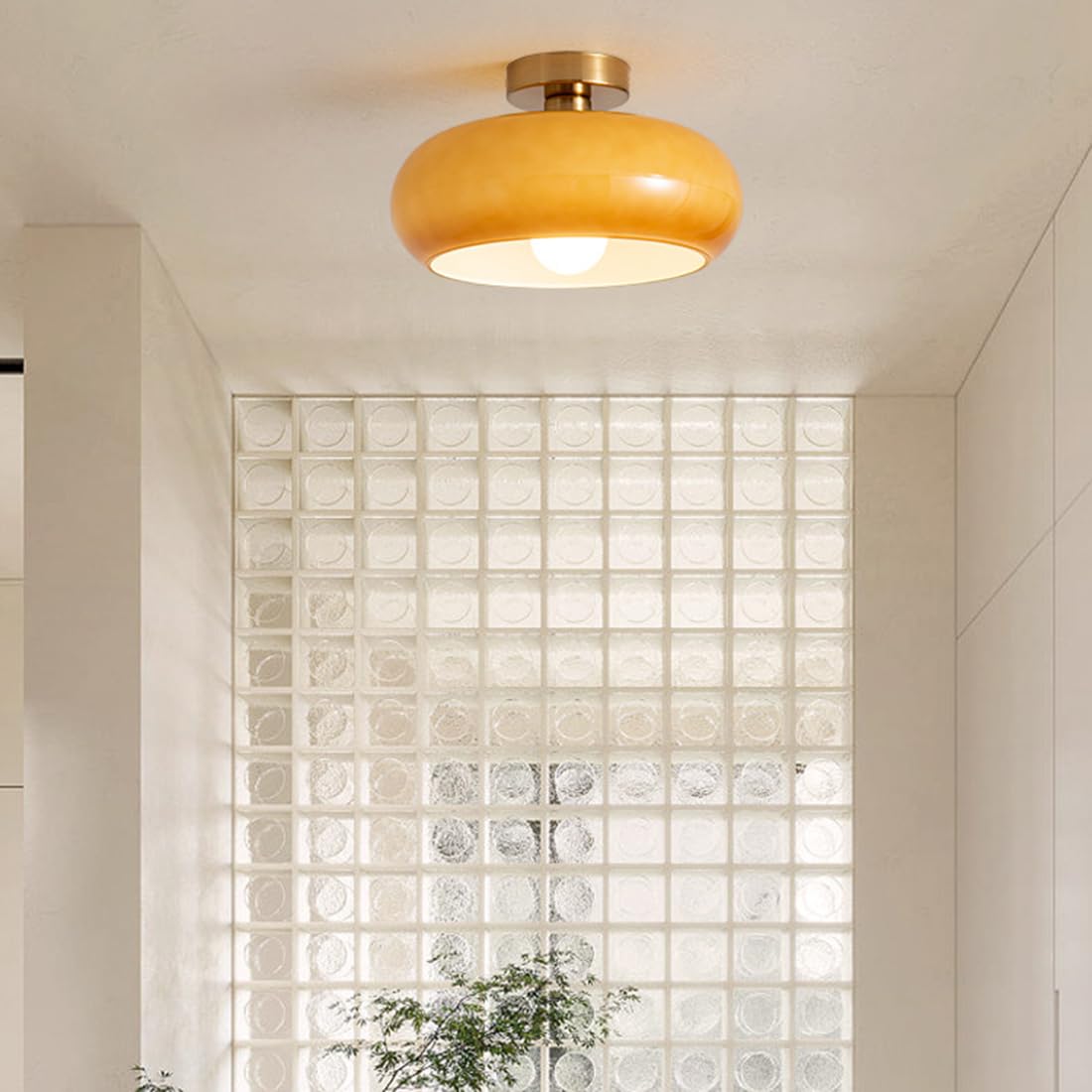 Vintage Glas Hanglamp