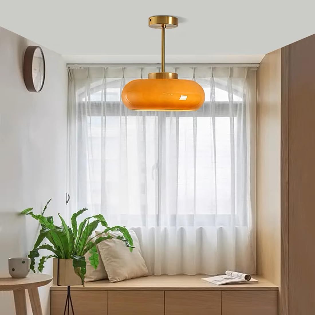 Vintage Glas Hanglamp