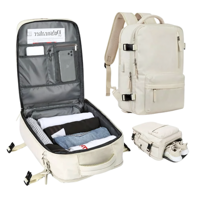 Waterdichte Reisrugzak 35L met USB-poort en Schoenenvak