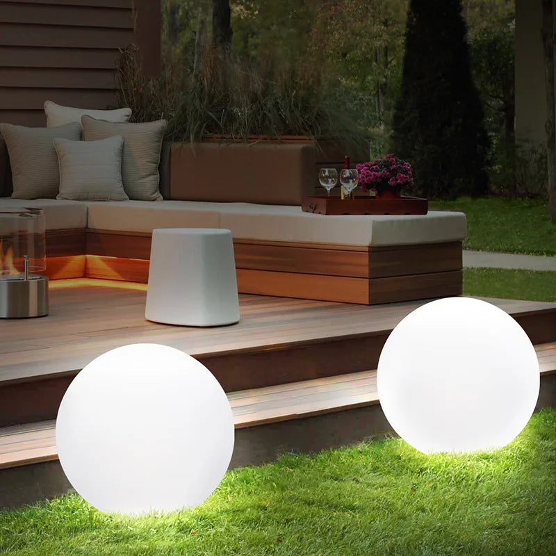 Kleurgloed | Waterdichte Solar Tuinballen met RGB LED
