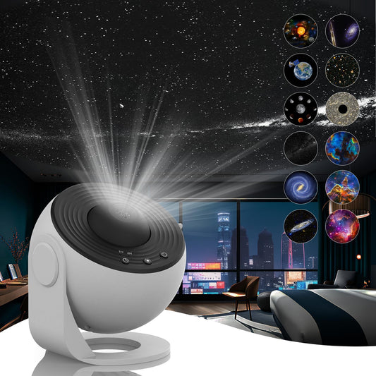 SterrenDroom Galaxy Projector met LED Verlichting en 360° Projectie