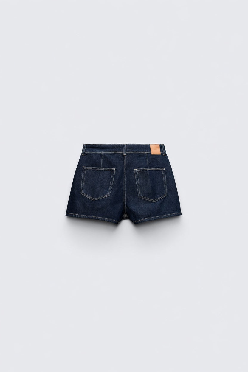 Denim Duo Zomer Set – Dames Top en Skort Stijlvolle Comfort Fit