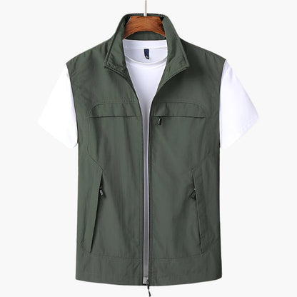 Heren Vest Moderne Casual Stijl Functioneel Zonder Mouwen – Perfect voor Laag-over-Laag en Vrije Tijd