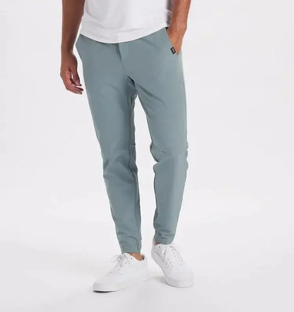 Matteo Heren Chino Jogger Slim Fit met Stretch en Trekkoord