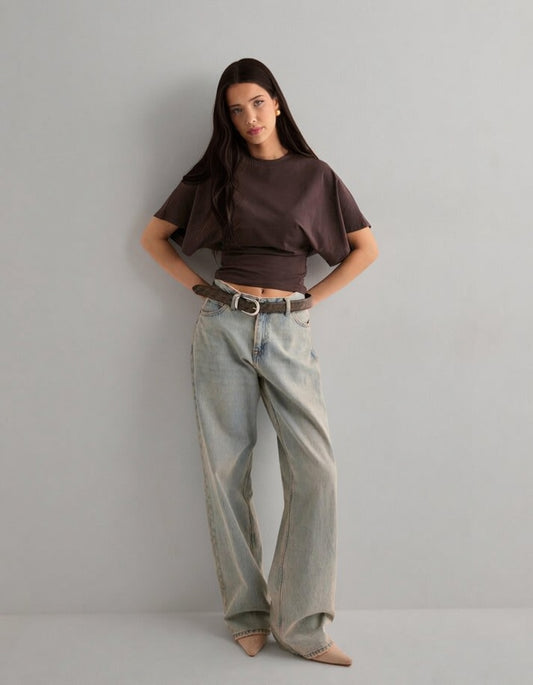 Liora Dames Top – Elegante Getailleerde Trendy Blouse