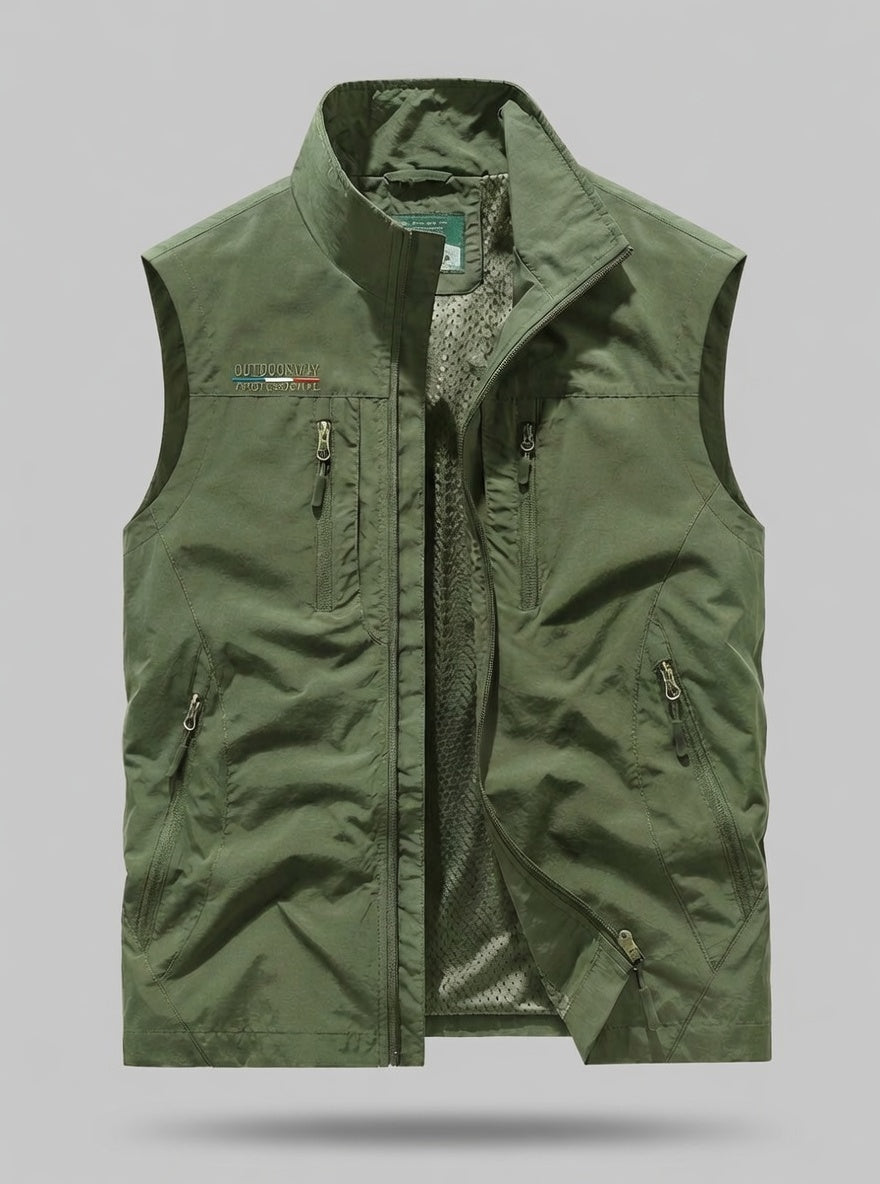 Ravento heren bodywarmer met zakken outdoor mouwloos vest