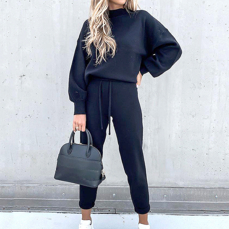 CozyLuxe Dames Huispak Set – Comfortabele Tweedelige Lounge Outfit