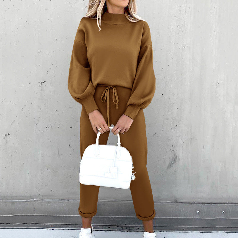 CozyLuxe Dames Huispak Set – Comfortabele Tweedelige Lounge Outfit
