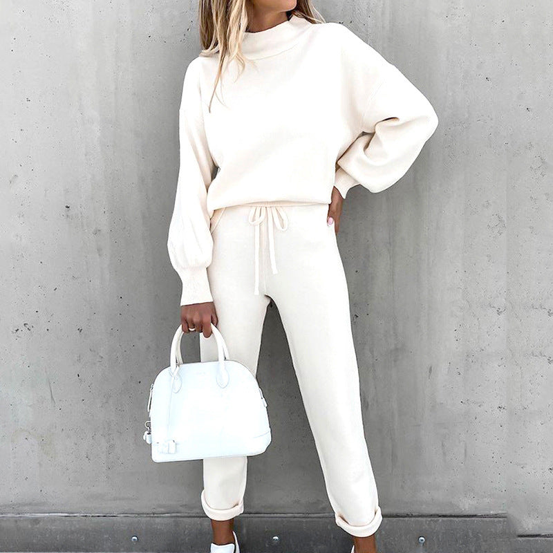 CozyLuxe Dames Huispak Set – Comfortabele Tweedelige Lounge Outfit