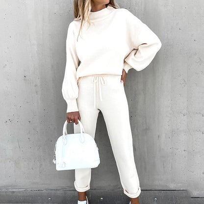 CozyLuxe Dames Huispak Set – Comfortabele Tweedelige Lounge Outfit