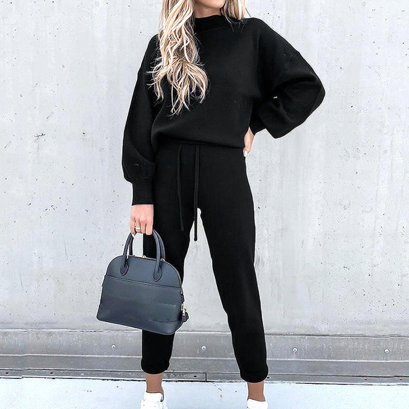 CozyLuxe Dames Huispak Set – Comfortabele Tweedelige Lounge Outfit