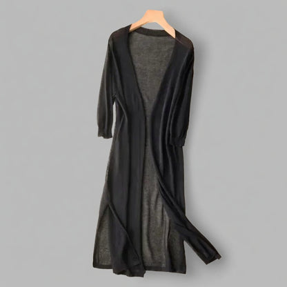 Valnera lang dames vest elegant lichtgewicht comfortabel model