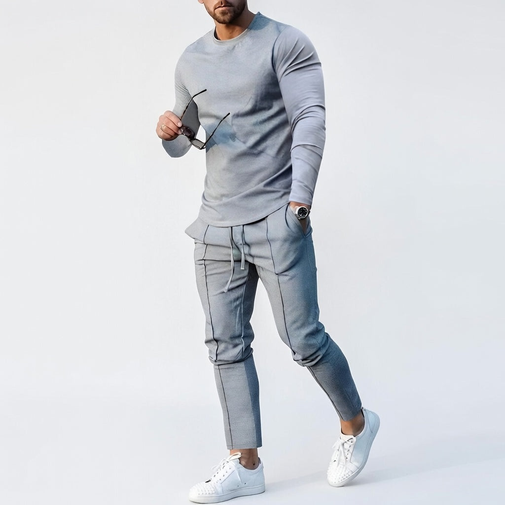 Norvian Heren Comfort Set met Elastische Taille en Relaxte Pasvorm