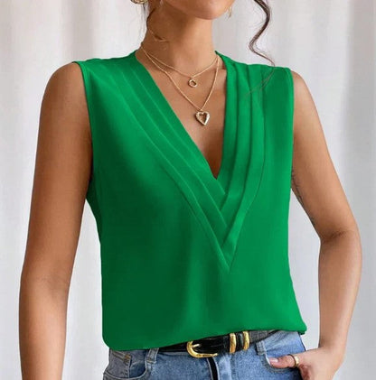 LuchtLinie Dames Top Lichtgewicht Comfortabele Zomerblouse Elegant